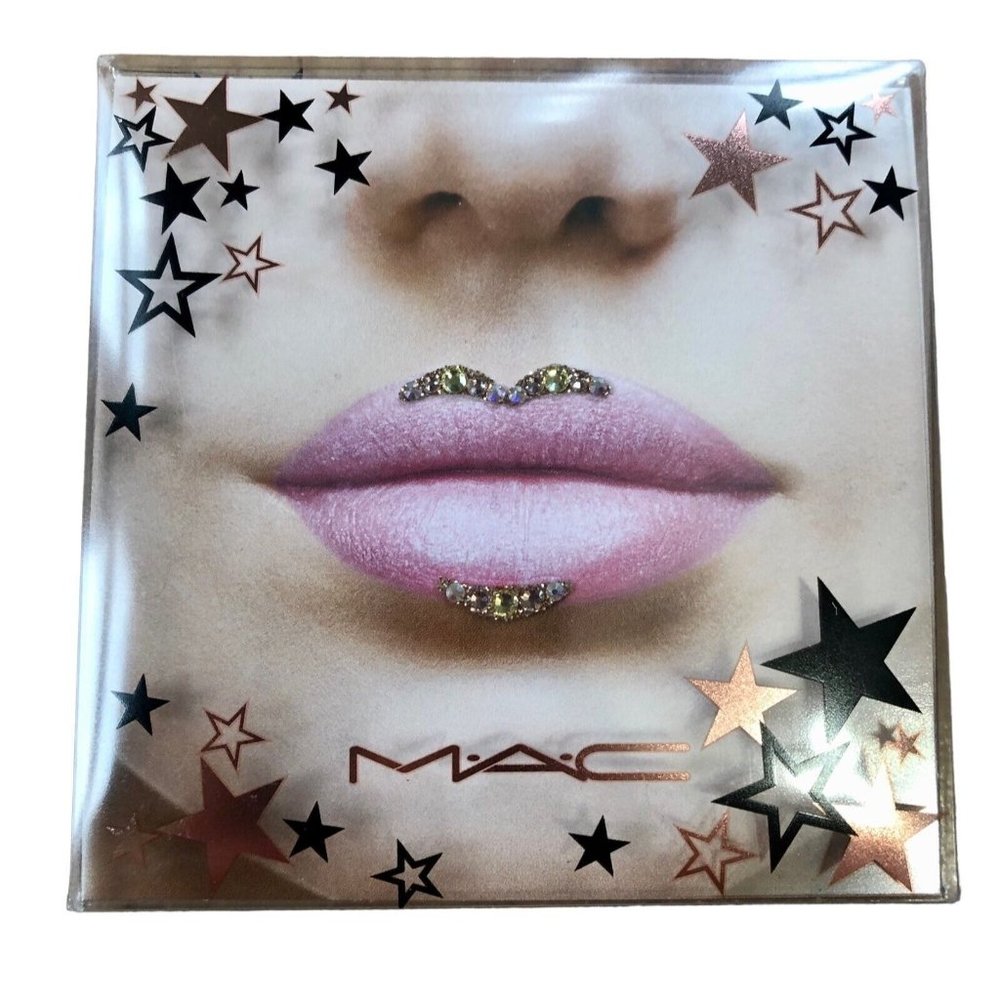 MAC Star Studs Face Charm Stickers Silver Sparks Party Event